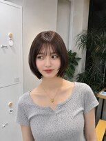 フォト 新宿三丁目(foto)&nbsp;髪質改善地毛風縮毛矯正くびれレイヤー切りっぱなしボブ