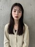 【高発色ダメージレス／透明感抜群】カット+エドルカラー＋5Step tr ￥12500