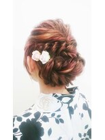 シエクル ヘアアンドスパ 渋谷店(SIECLE hair&spa) ふわふわ編み込みフルアップ