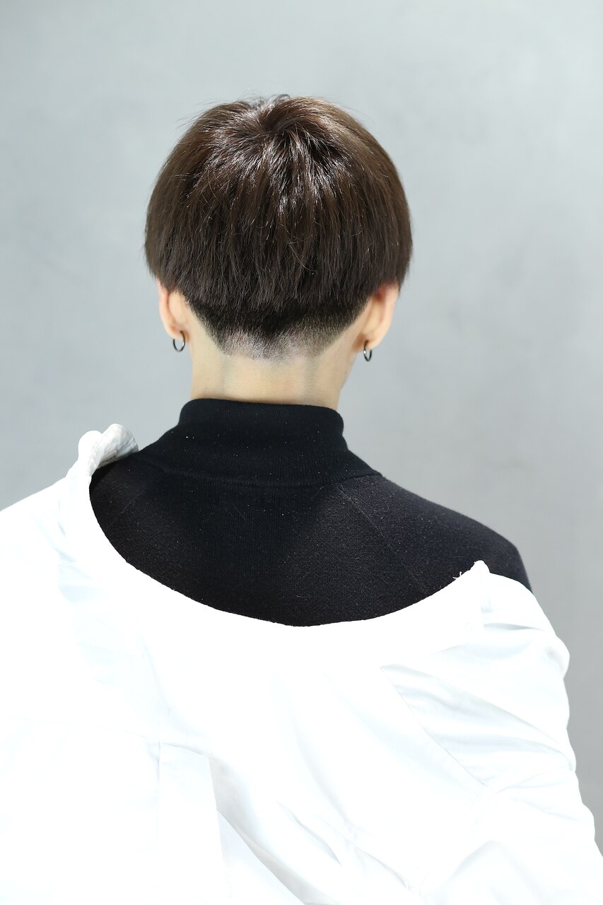 マッシュ マッシュ｜面長×ショートの20代-30代におすすめ 重めバング