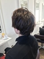 パティオンツー(PATIONN2)&nbsp;大きめなカールで作るメンズマッシュショートスタイル【表参道】