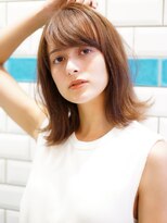 シー バイ ロンド 新宿(Sea by Lond)&nbsp;外ハネミディのアッシュベージュカラー【福島泰】