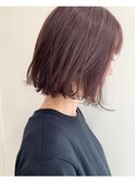 【kanami】すっきりくすみピンクボブ