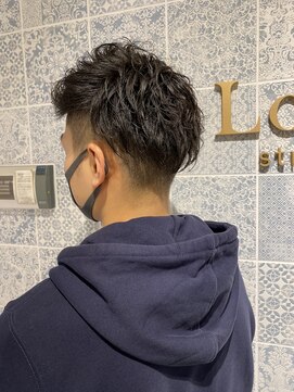 ロンド ストラーダ 心斎橋(Lond strada) 【津賀　涼】大人カッコいい無造作パーマアップバングショート☆