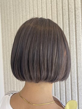 エイトタマプラ たまプラーザ店(EIGHT tamapla) 【EIGHTたまプラ】デザインカラー切りっぱなしボブ