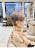 【小顔ヘア】耳掛けマッシュショート