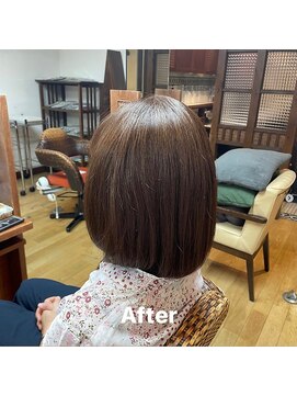 TJ天気予報 1コ 可児店 【ビフォーアフター】髪質改善ストレート
