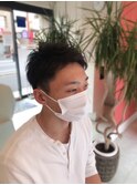 アップバング☆メンズカット
