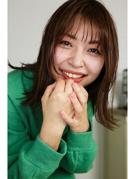 マノンヘアーデザイン(manon hair design..) 小顔ミディアム