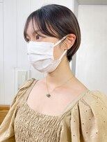 アイティーバイアルバム 藤沢店(IT by ALBUM)&nbsp;マッシュショート_チェリーブラウンフェミニンロング_ba408321