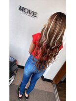 ムーブ&ラボール&nbsp;編み込みエクステ！ロング