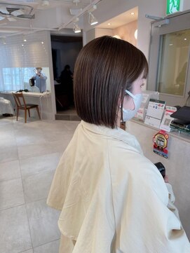 キャンバス バイ ネオリーブ 横浜西口(Canvas by neo.) 切りっぱなしボブ/耳掛けボブ/ぱつっとボブ/sn