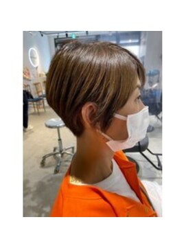 グラスバイネオリーブ 大倉山駅前店(grace by neolive) ショコラアッシュ/ショートボブ/ミニボブ/お手入れ楽/大倉山