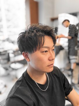 アイリーヘアデザイン(IRIE HAIR DESIGN) 【IRIE HAIR赤坂】刈り上げ×メンズショート×アップバング