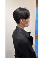 リリアーナ(LILIANA)&nbsp;センターパート　ニュアンスパーマ　メンズパーマ　池袋