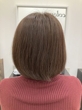 ビーズカラー 鶴岡エスモール店 【B'ｓ】30代40代50代人気◎艶×アッシュブラウン