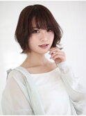 20代30代40代『大人可愛い外ハネボブ』Ash清瀬店