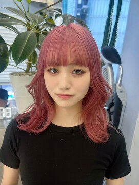 ヴァイス 渋谷店(VAICE) ピンクベージュ/ブリーチ1回