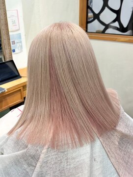 ロア 福岡天神本店(LORE) ダブルカラーベージュカラーケアブリーチカラーハイトーンカラー