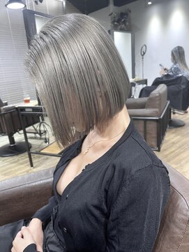 アルカナ 明治神宮前原宿(ARCANA) 切りっぱなしボブ エアリーロング 美髪 ピンクブラウン