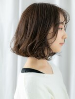 ヘアーリゾートパル(HAIR RESORT PAL)&nbsp;モカブラウンフレンチカジュアル丸みボブc天王台30代40代