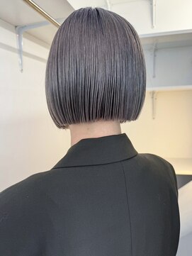 アイティーバイアルバム 八王子店(IT by ALBUM) こなれミディオリーブカラー透明感カラー_ba502071