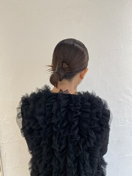 リル 茅ヶ崎(Liru:) 【花鈴】タイトヘアワインレッド/チェリーレッド