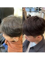 アッシュ 下丸子店(Ash) 【ニュアンスパーマのような自然な毛流れを】流れる縮毛矯正