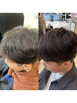 アッシュ 下丸子店(Ash) 【ニュアンスパーマのような自然な毛流れを】流れる縮毛矯正