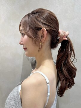 ロンドネートゥル 新潟(Lond naitre) 顔周り/メルティカラー/レイヤーカット/前髪（新潟/万代）