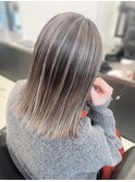 O-TETE ミルクティーグレージュバレイヤージュ