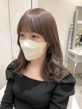 ザックラフィネ(ZACC raffine) ほんのりピンクベージュ/大人ガーリー/くびれヘア