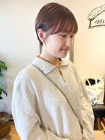 メルト 吉祥寺(melt) 高塚/大人可愛いマッシュショート小顔丸みオレンジベージュ