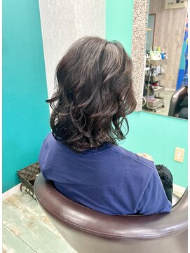 ファンヘアメイク(Fun hair make) ミディアムパーマ