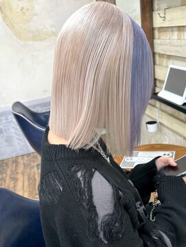 ラウラアンドロー(LAURA&RO) 【ホワイト×バイオレット】