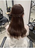 ハーフアップ ヘアアレンジ ヘアセット <渋谷/渋谷駅>