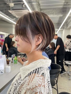 ボーテコンシェル 錦糸町(beaute concier) ミルクティーベージュダブルカラーインナーカラーケアブリーチ