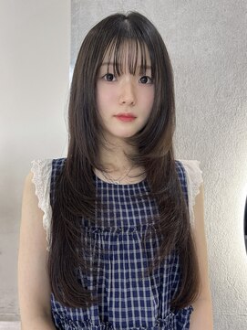 ジーナ 福岡天神(Zina) 韓国/くびれヘア/ハッシュカット/レイヤー【Zina福岡天神】