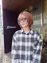 ブロッサム ひばりヶ丘(Blossom)&nbsp;透明感抜群ダブルカラーブリーチハイトーンピンクブラウン