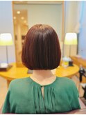 ボブ／ショートボブ／切りっぱなし