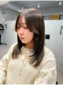 髪質改善トリートメント/ベージュカラー/レイヤーカット