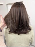 ハイライトバレイヤージュダブルカラーケアブリーチ20代30代