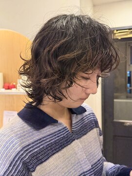 ロンド パルティール 大宮(Lond partir) グランマッシュ/細めハイライト/ショート/白髪ぼかし/前髪/大宮