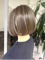 GBG 宇都宮&nbsp;くびれショートボブ40代50代グレイカラー白髪染め白髪ぼかし