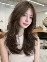 クイーン バイ ノイズ 西院(QUEEN by noism)&nbsp;大人可愛い20代30代40代小顔ウルフボブ丸み韓国セミロング