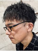 ツイストパーマ/メンズショート