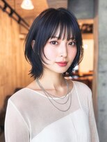 ルービック バランス 天王寺(Rubik's×Balance)&nbsp;外ハネボブ前下がりボブレイヤーボブグレージュ