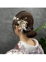 オレンジ(orange) 卒業式ヘアセット