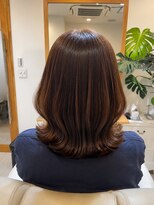 ヘアコレクション アンジュ(Hair collection Unge)&nbsp;くびれボブスタイル チョコレートプラン