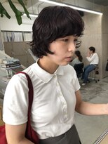 ナヌークカフラ(nanuk kafla)&nbsp;前髪にもふっと秋っぽく、ゆとりショートパーマ